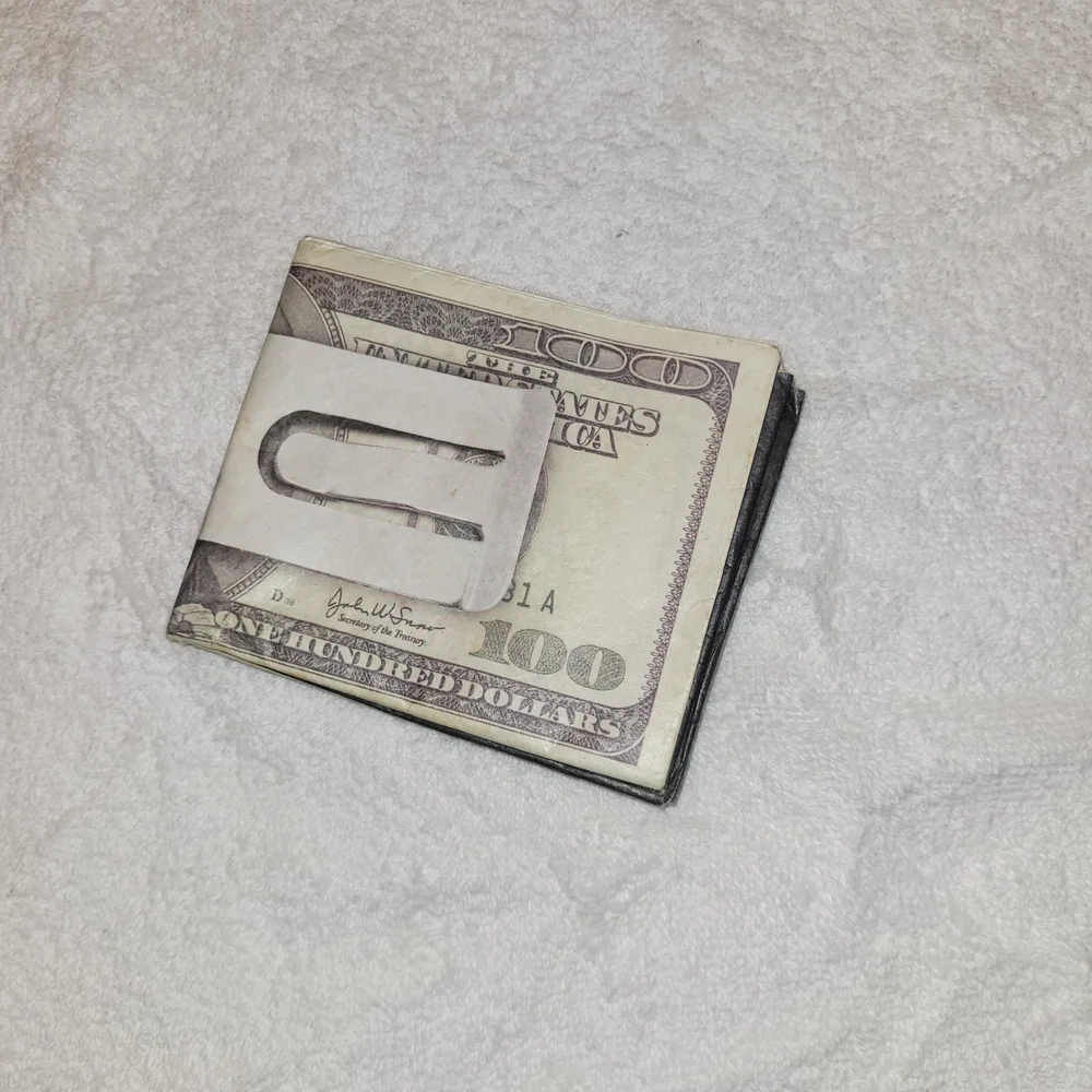 Money Printed Money Clip Wallet